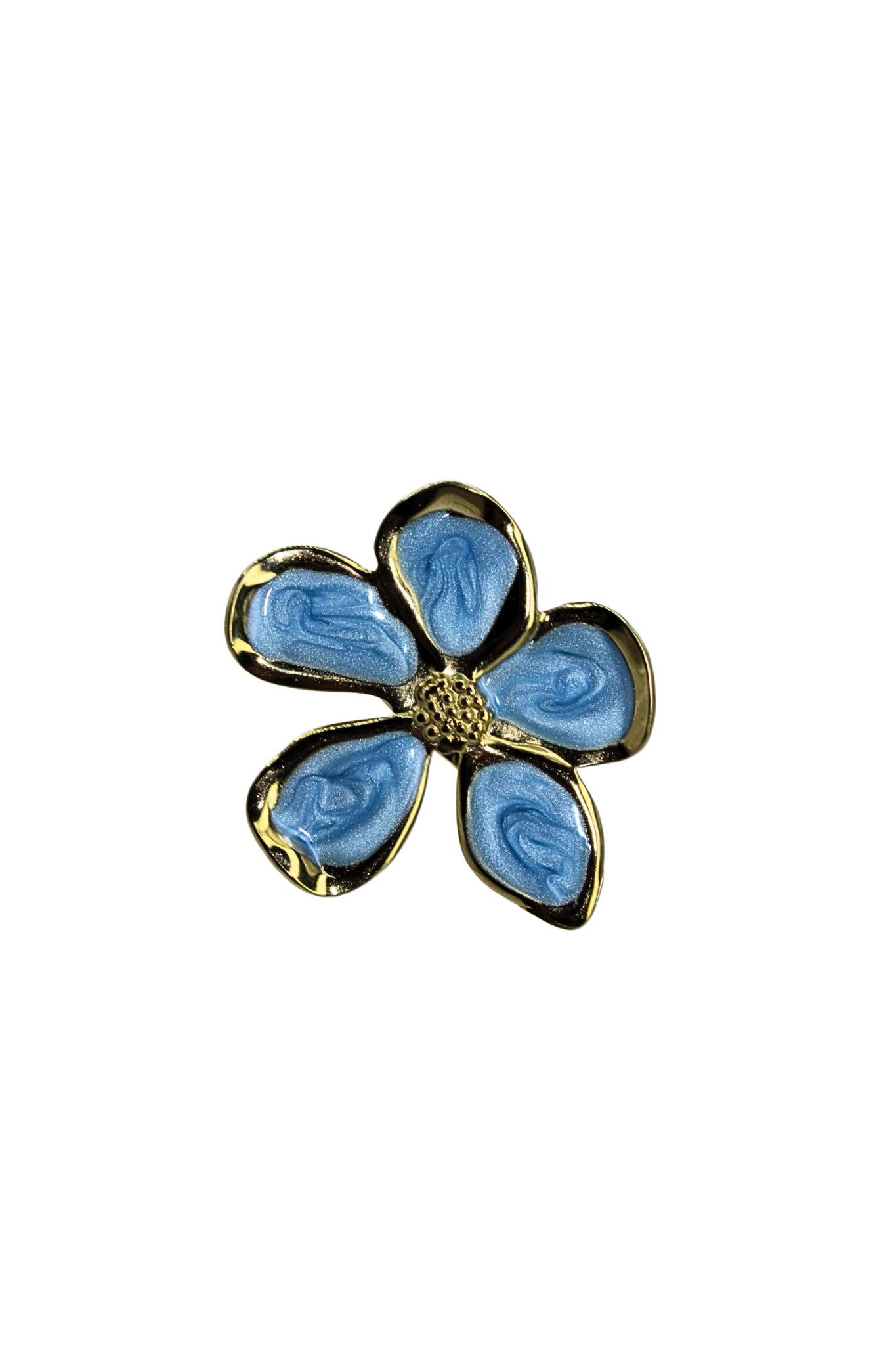 Anillo Azul Fernanda Musas Joyeria