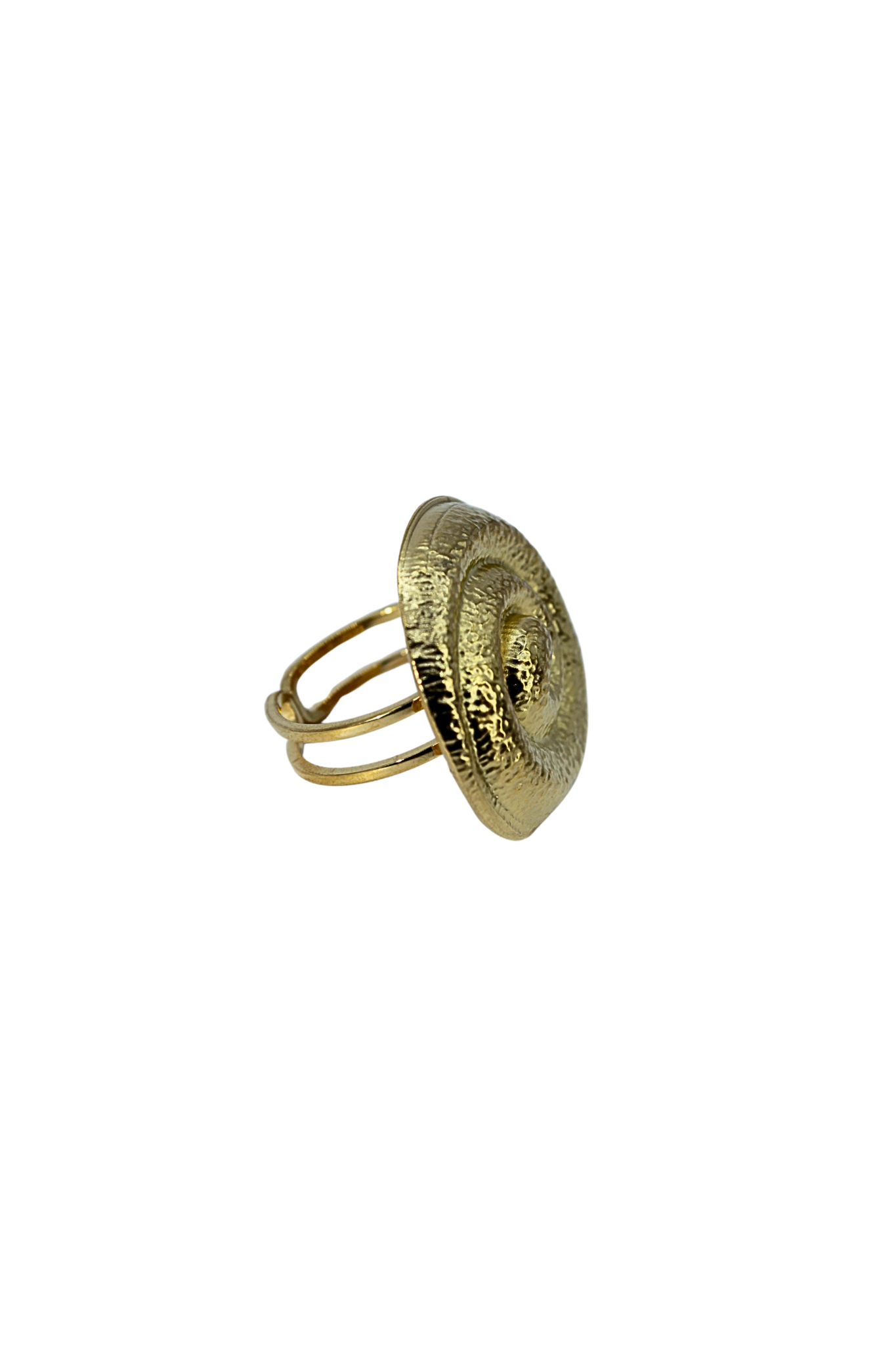Anillo Dorado Chunky
