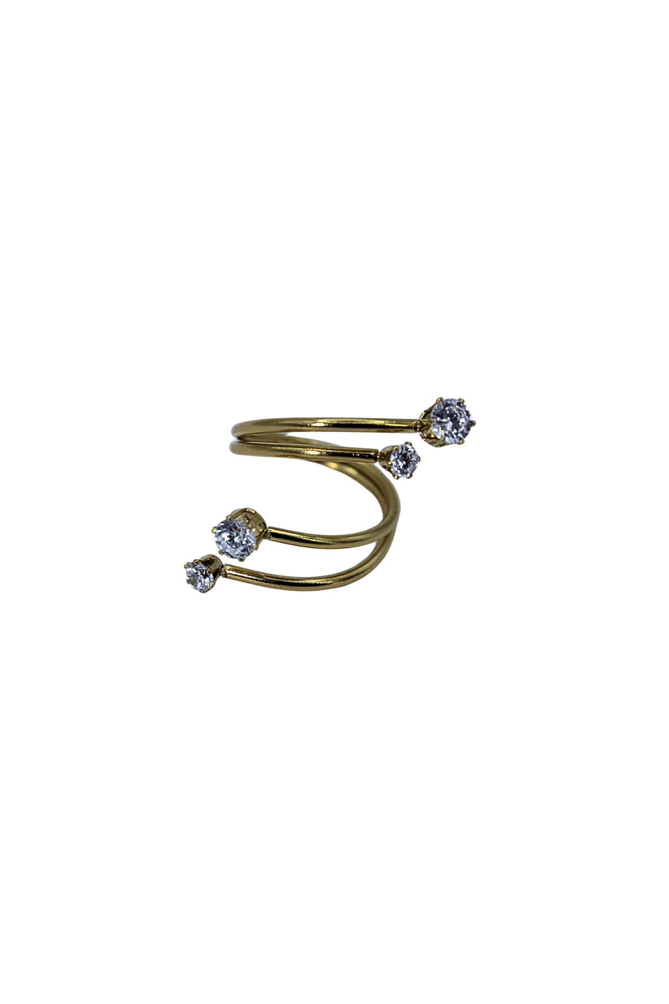 Anillo Envolvente Dorado Musas