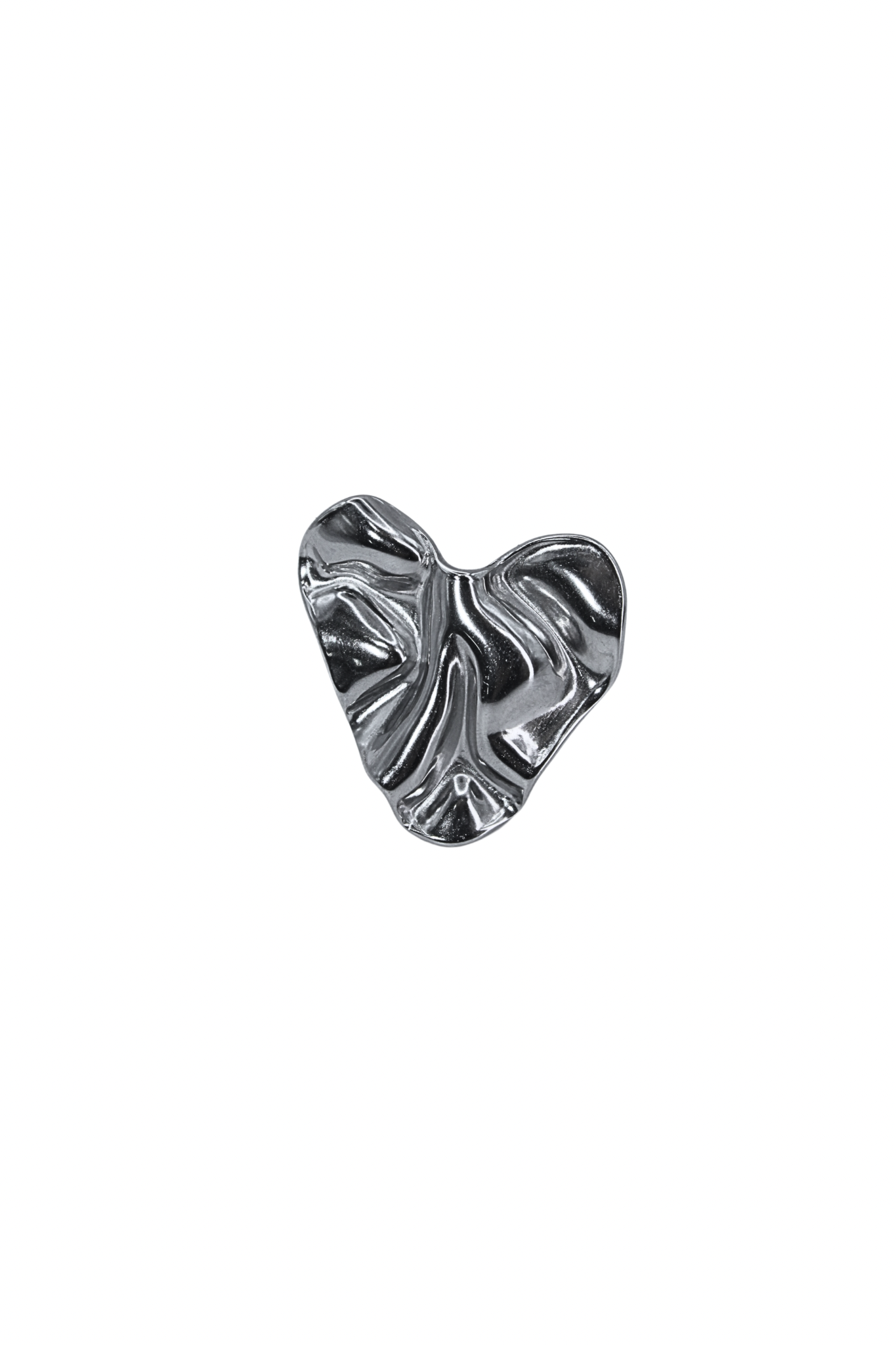 Anillo Corazon con Textura