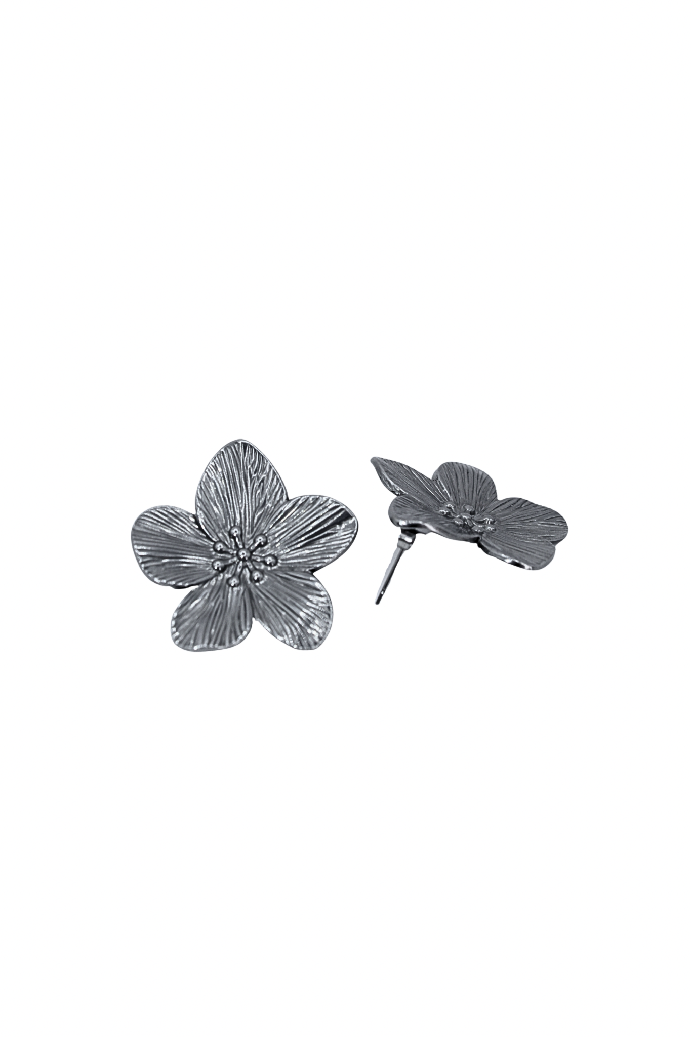 Constanza Aretes Plateados Musas Joyeria 2